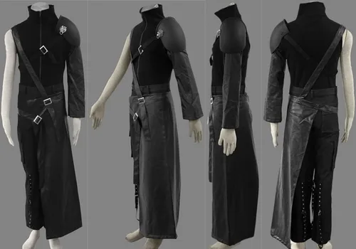 Vista 5 de Tamaño de EEUU Final Fantasy VII Nube Halloween Cosplay Disfraz Completo Set