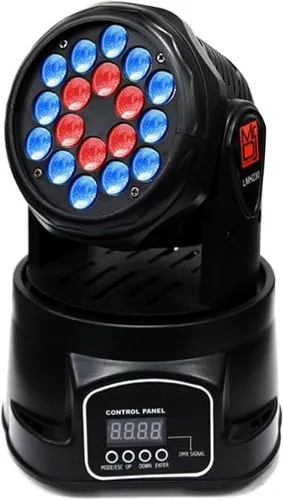 Vista 4 de MR DJ USA - LMH230 100W RGBW 18-LED Cabeza móvil DJ Luz