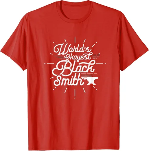 Vista 84 de Blacksmith Blacksmithing Forge Metalsmith Forging T-Shirt Asphalt Grey