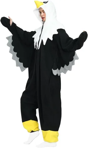 Vista 5 de Mamelucos de mapache, lagarto y cuervo para adultos, ideales como pijamas para Halloween, Navidad, disfraz de cosplay para mujeres y hombres