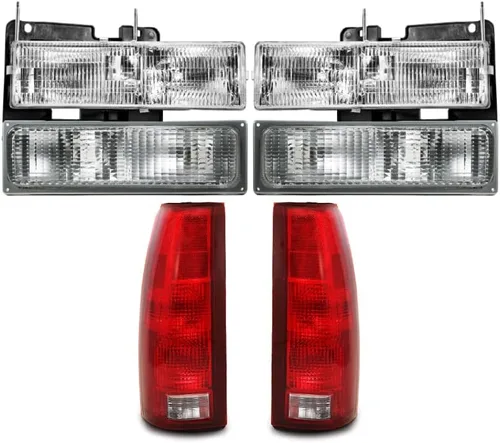 Vista 27 de EPIC LIGHTING Juego de luces traseras de repuesto compatibles con Chevrolet 92-00 Blazer [combo de 4 piezas] 9200BLZ04PC