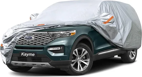 Vista 12 de Kayme Hatchback - Funda impermeable para todo tipo de clima (hasta 177 pulgadas) Protects cars from outdoor UV exposure, blocks blowing dust and
