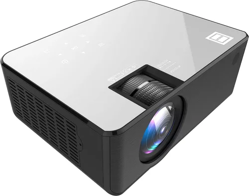 Vista 8 de RCA RPJ133 1080P, tamaño de imagen de 30 a 150 pulgadas, Bluetooth integrado, HDMI, USB, control remoto, control de voz, interior, exterior