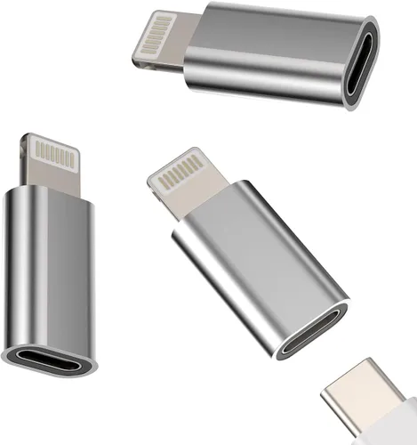 Vista 14 de Adaptador Lightning hembra a USB C macho cargador tipo C (paquete de 3) compatible con iPhone compatible con Samsung Galaxy Note S10 S20 S21 LG