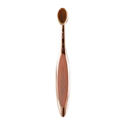 Vista 3 de Artis Elite Oval Brush 4 - Rosa dorado, 1 cepillo de maquillaje