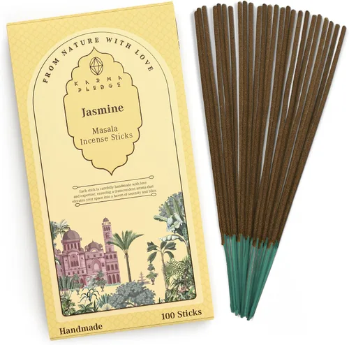 Vista 68 de Bakhoor - Varitas de incienso orgánicas sumergidas a mano, 100 varillas con hierbas naturales e ingredientes aromáticos, tiempo de combustión de 45