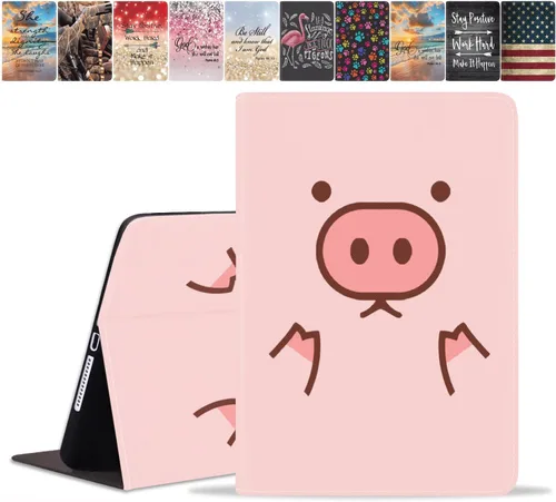 Vista 26 de Funda para Samsung Galaxy Tab A8 de 10.5 pulgadas (SM-X200/X205/X207), funda delgada de piel sintética con función de encendido y apagado automático