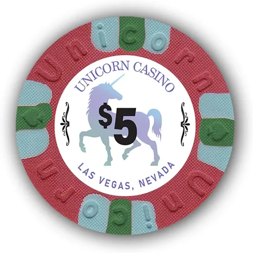 Vista 9 de DA VINCI Paquete de 50 fichas de póquer Unicorn All Clay de 0.32 oz con denominaciones, auténticas fichas de casino ponderadas