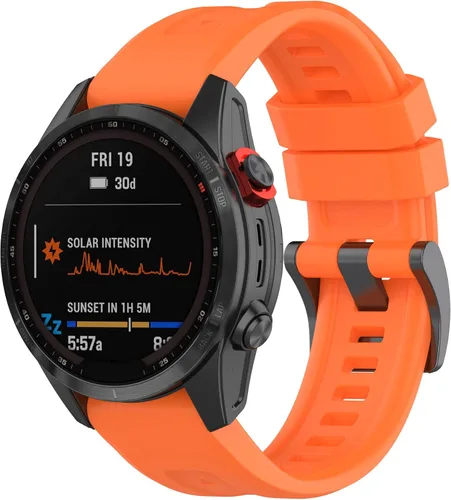 Vista 7 de Compatible con Garmin Quatix 7 Pro Bands, Forerunner 965 955 945 Correas de reloj de repuesto de silicona para Garmin Epix Pro 1.850 in/Fenix