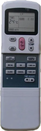Vista 2 de Generic Mando a distancia de aire acondicionado de repuesto para Midea Beko Mitsushito Raka Gold Ecron White-westinghouse BGH R11hg/e R11cg/e