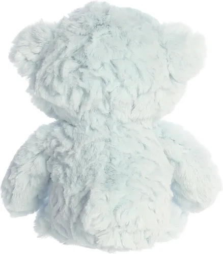 Vista 3 de Aurora Snuggly Huggy Bear - Animal de peluche para bebé, compañero reconfortante, juego imaginativo, color azul, 7 pulgadas