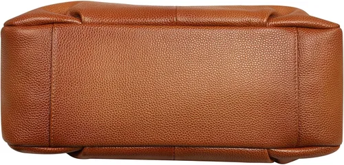 Vista 7 de HESHE Hobo Bags Bolso de hombro de cuero genuino para mujer, bolsos cruzados de diseñador, bolsos de mano de moda para mujer