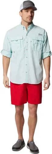 Vista 3 de Columbia Discontinued PFG Bahama II Camisa de manga larga para hombre Mañana helada