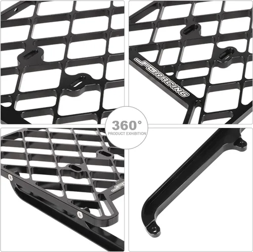Vista 2 de JFG RACING Portaequipajes para Dirt Bike, Portaequipajes superior CNC para motocicleta para DRZ400 DRZ400S DRZ400SM KLX400 KLX400S todos los años