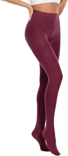 Vista 2 de American Trends Medias adultas para mujer, opacas, resistentes a la carrera, tallas grandes, medias de cintura alta, 80