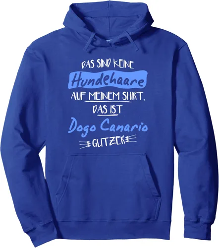 Vista 4 de These are not dog hair. This is Dogo Canario glitter Pullover Hoodie