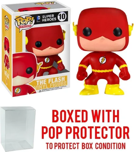 Vista 5 de Funko ¡Pop! DC Heroes: The Flash Figura de vinilo (con funda protectora de caja de pop)