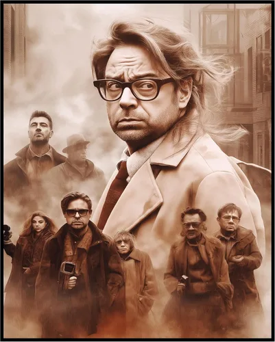 Vista 15 de Posterizer 1 pcs - movie superhero ensemble cast in action -1 - Movie & Cinema Art - Fantasy & Fiction Art - Living Room Bedroom Decor-08x10