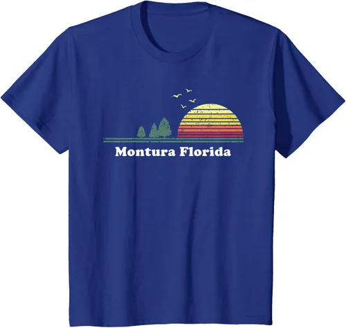 Vista 14 de Vintage Montura, Florida Sunset - Camiseta con impresión de recuerdo