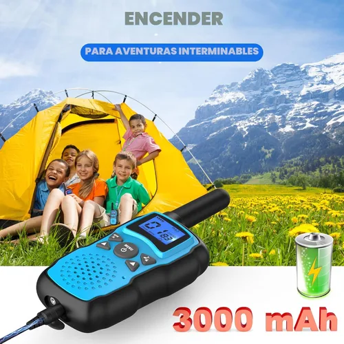 Vista 2 de Wishouse Walkie Talkies para niños recargable