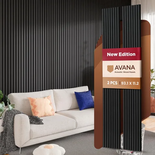 Vista 62 de Paquete de Muestras de Color de Paneles de Pared Acústicos Avana - Paneles de Madera Premium para Decoración de Paredes - Insonorización