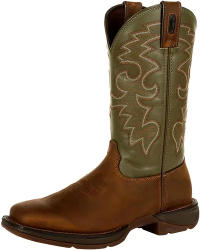 Vista 6 de Durango Botas Rebel Western para hombre Cactus de café