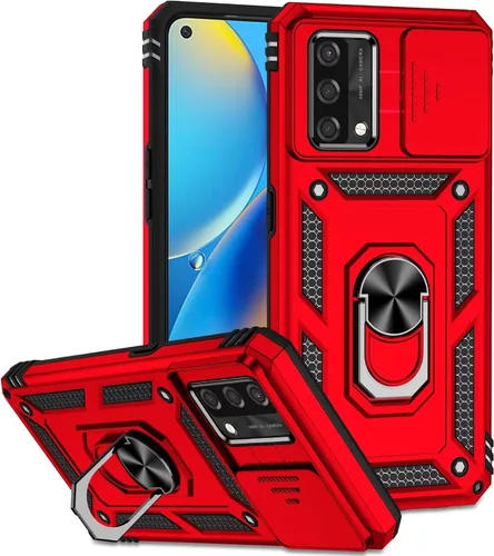 Vista 8 de Funda para Xiaomi Poco X3 NFC, protección de soporte de coche de grado militar [soporte integrado] Soporte de anillo de metal magnético resistente