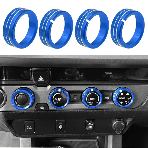 Vista 10 de Thor-Ind Cubierta de botón de CD de audio para interruptor de aire acondicionado, compatible con Toyota Tacoma 2016, 2017, 2018, 2019, 2020, 2021