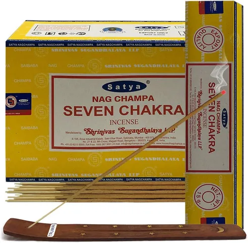 Vista 22 de Aruda - Varillas de incienso y soporte para varillas de incienso, paquete Insence Insense Satya Incense
