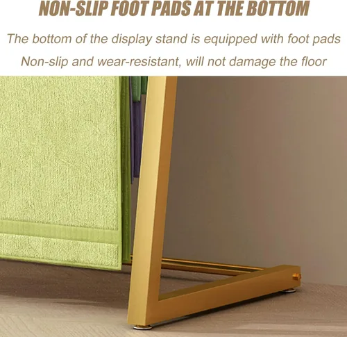 Vista 3 de Organizador de ropa independiente Estante para bufandas, Estante de ropa comercial Percha para pantalones Organizador de mantón, Estante de tubo