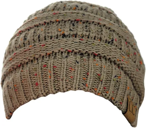 Vista 21 de C.C Trendy Warm Chunky Soft Stretch Cable Knit Beanie