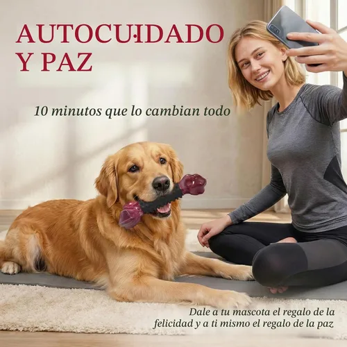 Vista 5 de Juguetes resistentes para perros masticadores agresivos de raza grande, hueso para masticar con sabor a tocino, juguete masticable de nailon y goma