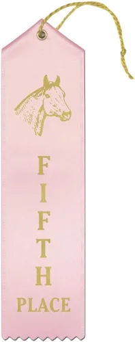 Vista 5 de RibbonsNow Cintas de 1er lugar de Horse Show - 50 cintas azules con tarjeta y cuerda