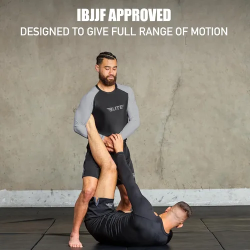 Vista 11 de Elite Sports MMA, BJJJ, No-Gi, protección de entrenamiento de manga corta