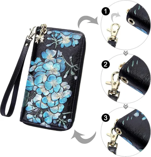 Vista 5 de FEITH&FELLY Women's RFID Wallet