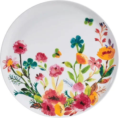 Vista 10 de Mikasa Karina Bone China - Juego de vajilla ligera de 12 piezas, resistente a las astillas, servicio para 4 personas
