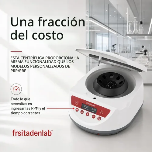 Vista 3 de Fristaden Lab Centrífuga PRP/PRF 500-5000 RPM 6x15 mL