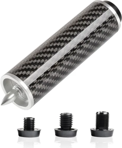 Vista 13 de KONLLEN Pool Cue Extension, Carbon Fiber Billiard Extension with 3 Rear-End Adapters, Bullet-Style Threaded Connection, Available in 2" 3" 4" 6" 8