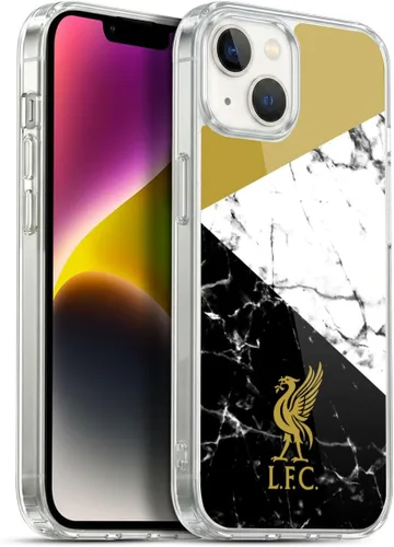 Vista 113 de Oficial LIVERPOOL Football Club 2017/18 Mármol Soft Gel Case para iPhone de Apple 7 Plus/8 PLUS Escudo negro.