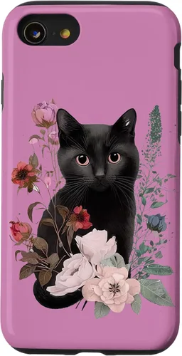 Vista 8 de Funda para iPhone 12 mini gato negro gatito gatito lindo animal mascota