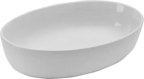 Vista 8 de Pfaltzgraff Burrito Oval - Juego de 4 cuencos de frutas para inmersión, 7 pulgadas, color blanco