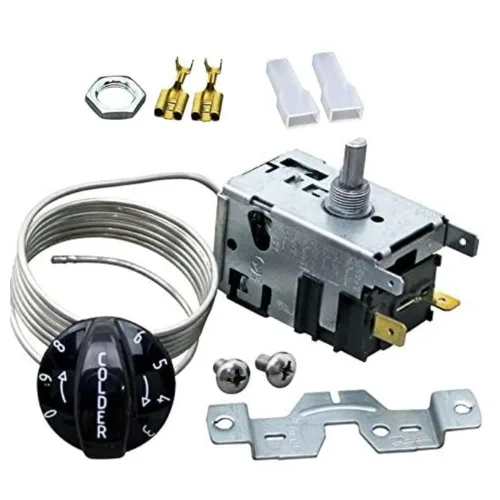 Vista 7 de Kit de control de temperatura de termostato para refrigerador 988284 compatible con refrigeradores verdaderos 800382 077B6856 termostato