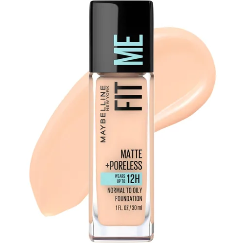 Vista 20 de Maybelline New York Fit Me Matte + Poreless Base Líquida, Formato de Bolsa, 220 Natural Beige, 1.3 onzas 220 Beige natural