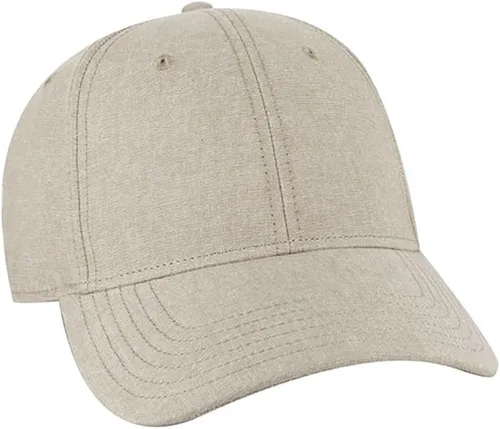 Vista 7 de Ashen Fane Gorra de béisbol básica de sarga de algodón superior de perfil bajo estructurado de 6 paneles