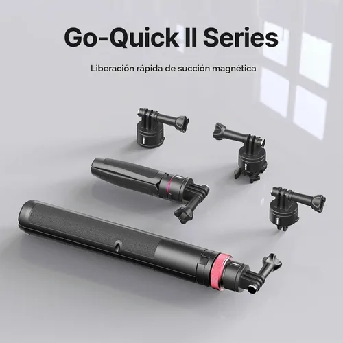 Vista 7 de Trípode autofoto extensible de 57 pulgadas para cámaras de acción - ULANZI Go Quick II Trípode de palo para cámara de acción de liberación rápida