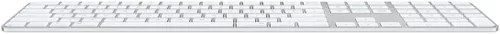 Vista 2 de Apple - Teclado Magic Keyboard con Touch ID y teclado numérico para modelos Mac con Apple Silicon - Inglés estadounidense - Teclas blancas