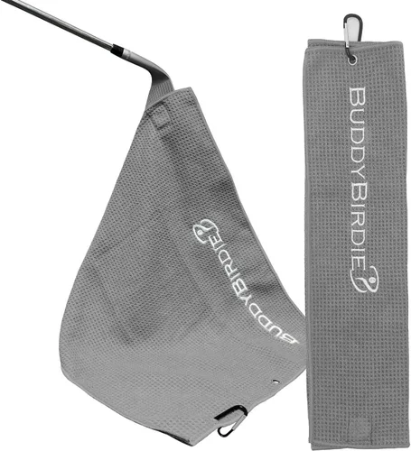 Vista 7 de Magnet-it - Toalla de golf magnética de tres pliegues Patrón de gofre de microfibra Fuerte sujeción para bolsas de golf Accesorios de golf