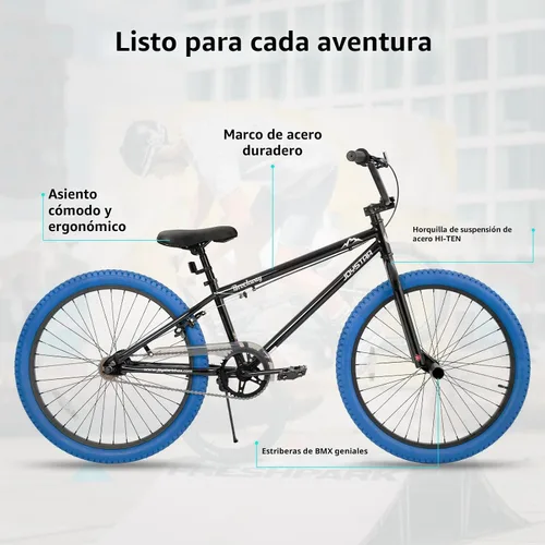 Vista 2 de JOYSTAR Brockway Freestyle - Bicicletas BMX para niños de 20 pulgadas y 24 pulgadas, bicicletas para niños de 6 a 14 años y ciclistas de nivel