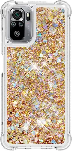 Vista 37 de Funda de silicona transparente con purpurina para Xiaomi Redmi A1 Bling Liquid Clear Star Heart Silicone Bumper a prueba de golpes, funda Azul