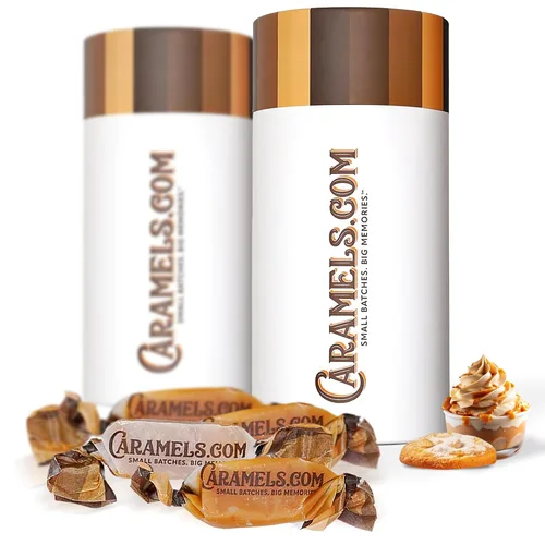 Vista 9 de Caramels.com Caramelos de escocés y ron con mantequilla Caramelo suave Pack de dos Envueltos individualmente Regalo variado ideal